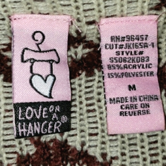 Love on a Hanger Drape Knit Aztec Western Print Cardigan - Picture 4 of 4